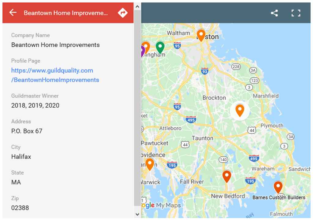 Beantown wins the 2020 Guildmaster Award
