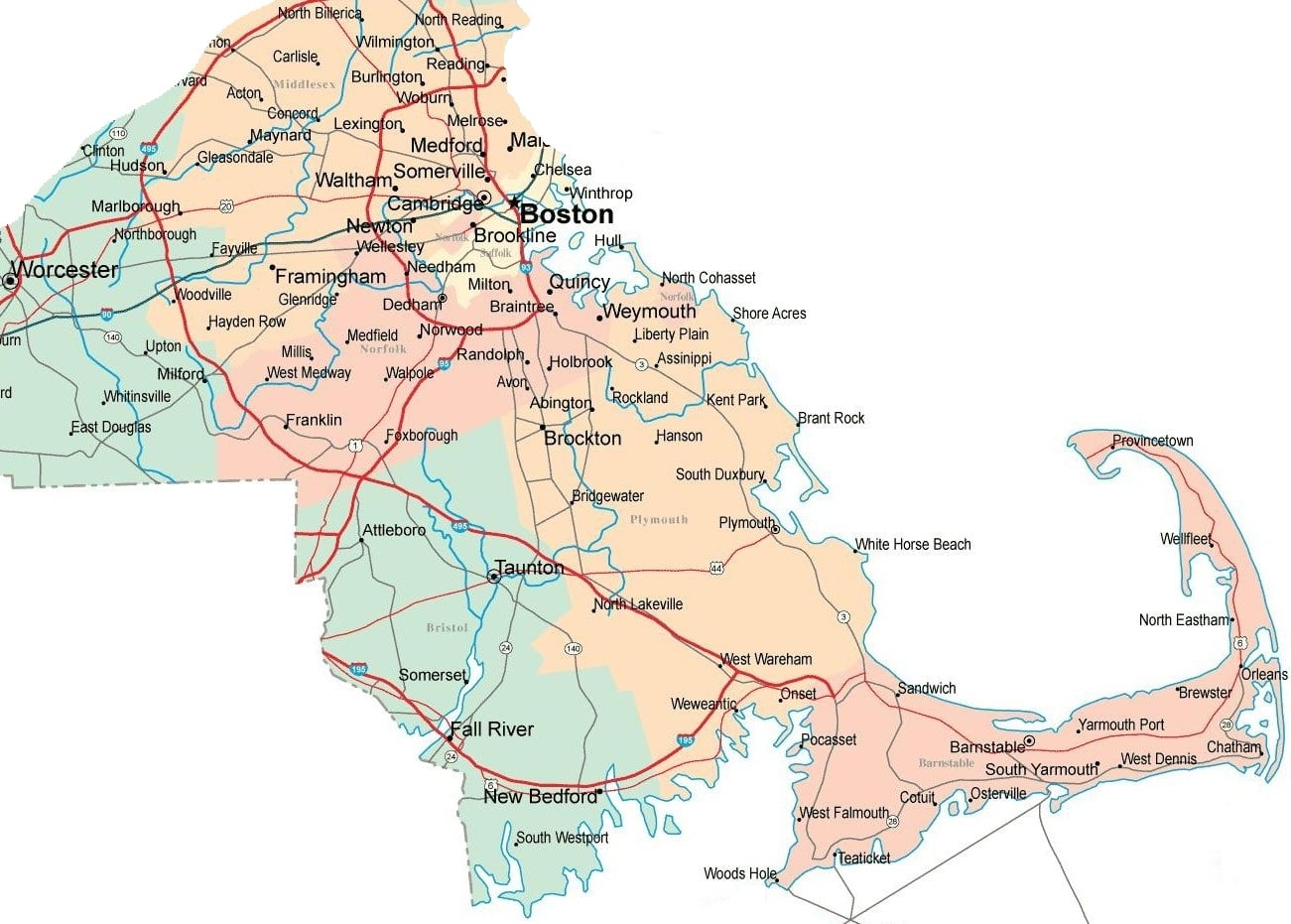 Beantown Home Improvements Service Areas