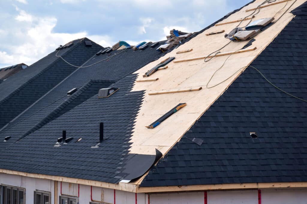 replace your roof with new asphalt shingles
