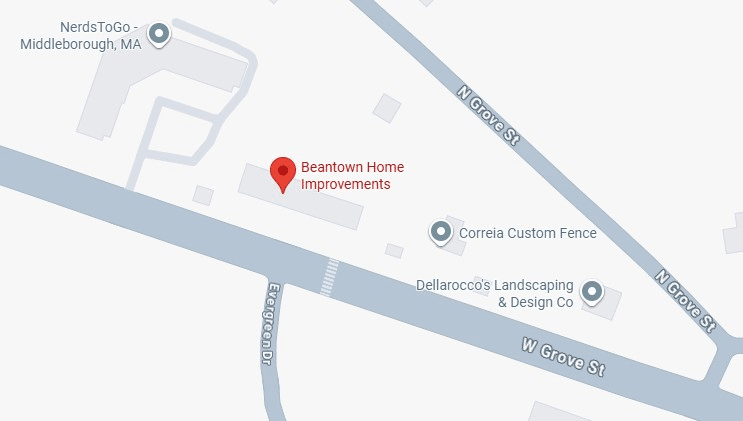 Beantown Home Improvements Service Area Map